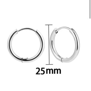 Κρικάκια από ανοξείδωτο ατσάλι 25mm