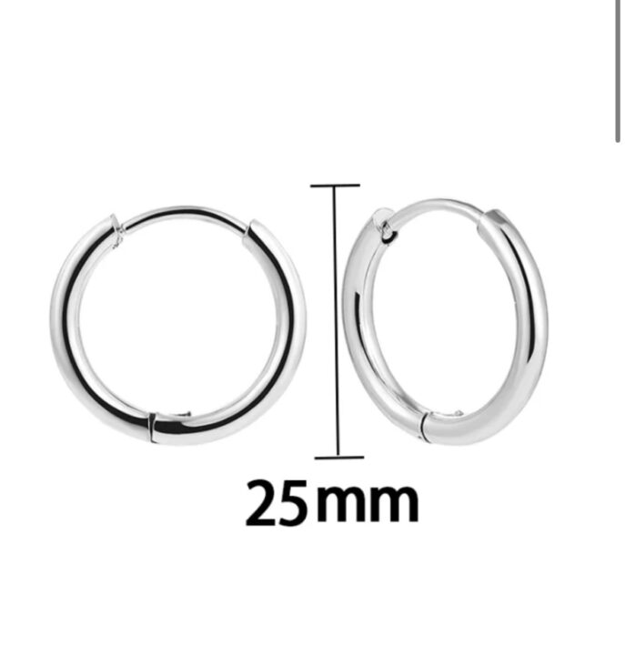 Κρικάκια από ανοξείδωτο ατσάλι 25mm